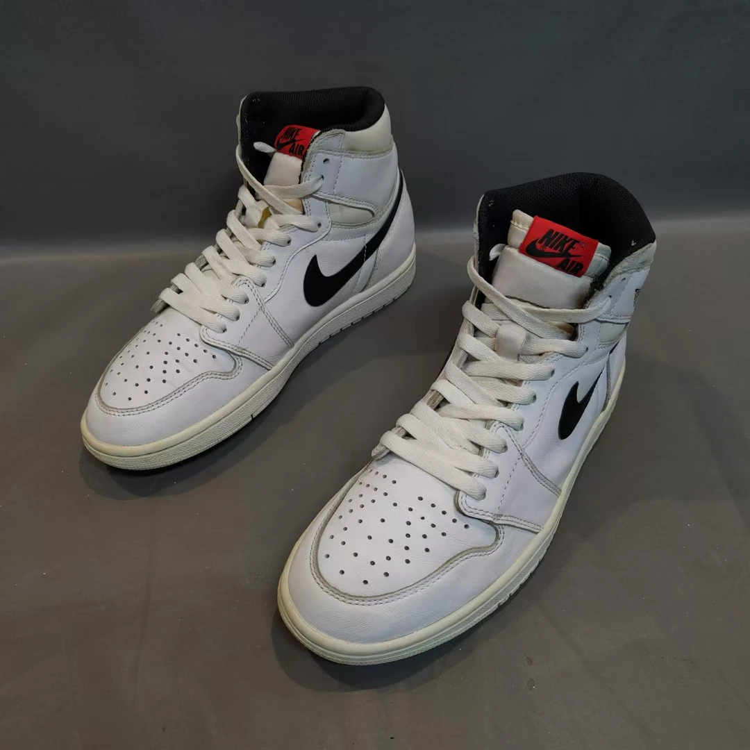 41码/93新/AJ1 白黑 阴阳 高帮/无原盒/潮鞋/球鞋2179