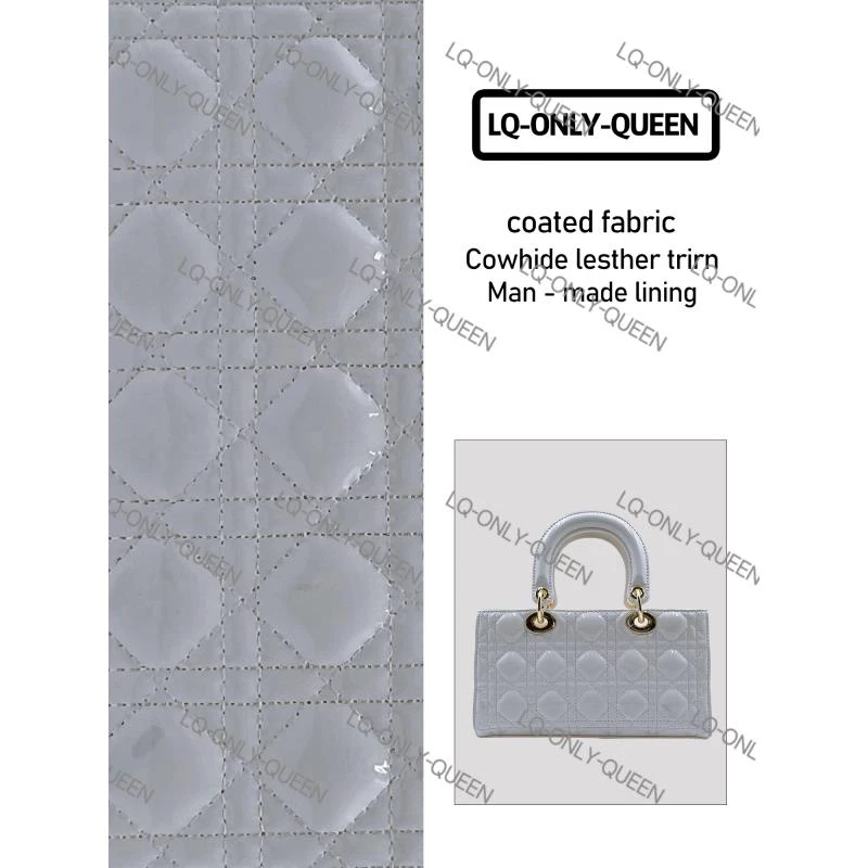 LQ-ONLY-QUEEN手工真皮女包3格横白色