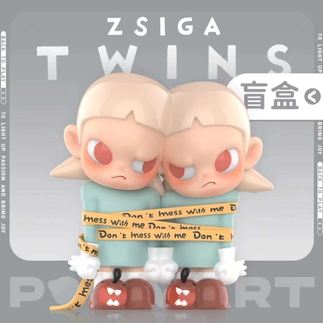【拆盒no退no换】泡泡玛特Zsiga双子系列盲盒手办摆件第三代twins
