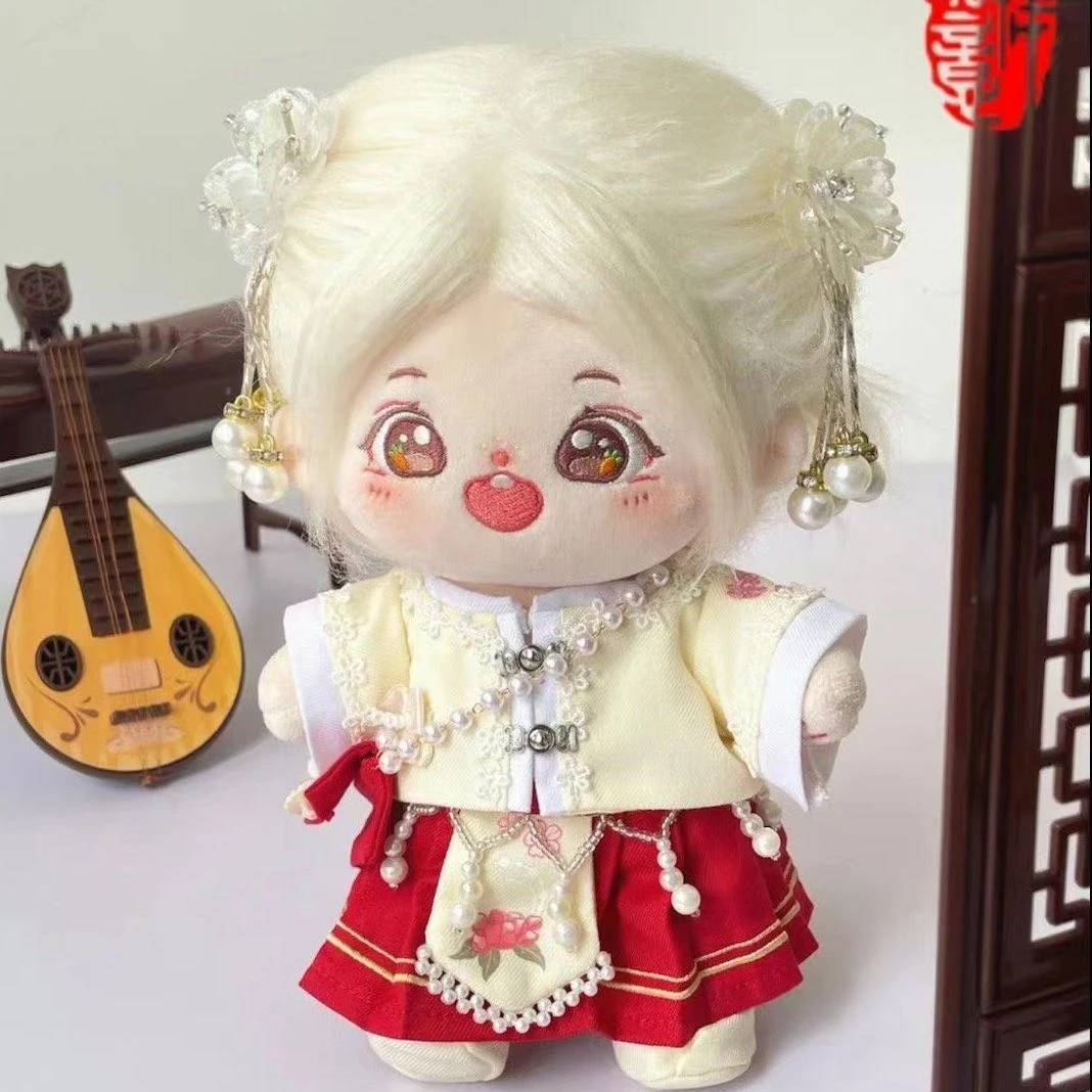 20厘米棉花娃娃衣服娃衣汉服套装玩偶衣服棉花娃娃现货无属性