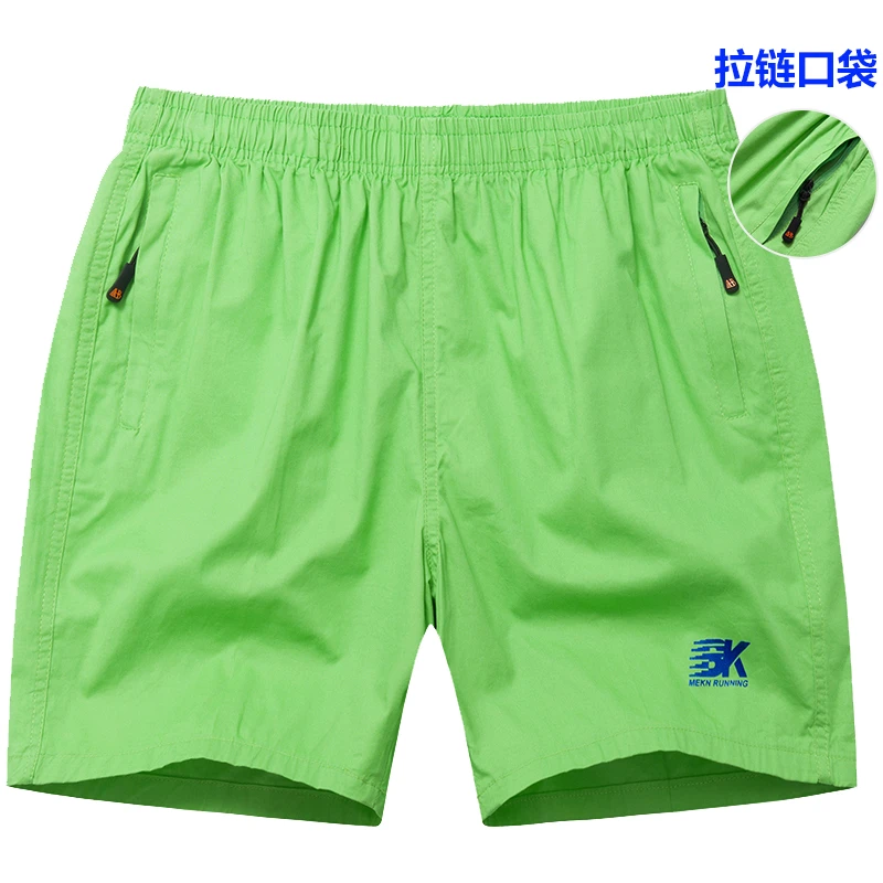 夏季居家超短裤男士沙滩裤休闲运动跑步三分裤热裤纯棉潮拉链口袋