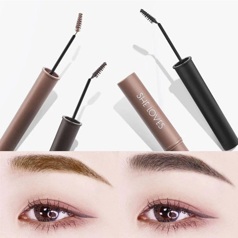 【主播专享】SHELOVES染眉膏细刷头女防水防汗正品染眉膏持久不脱色