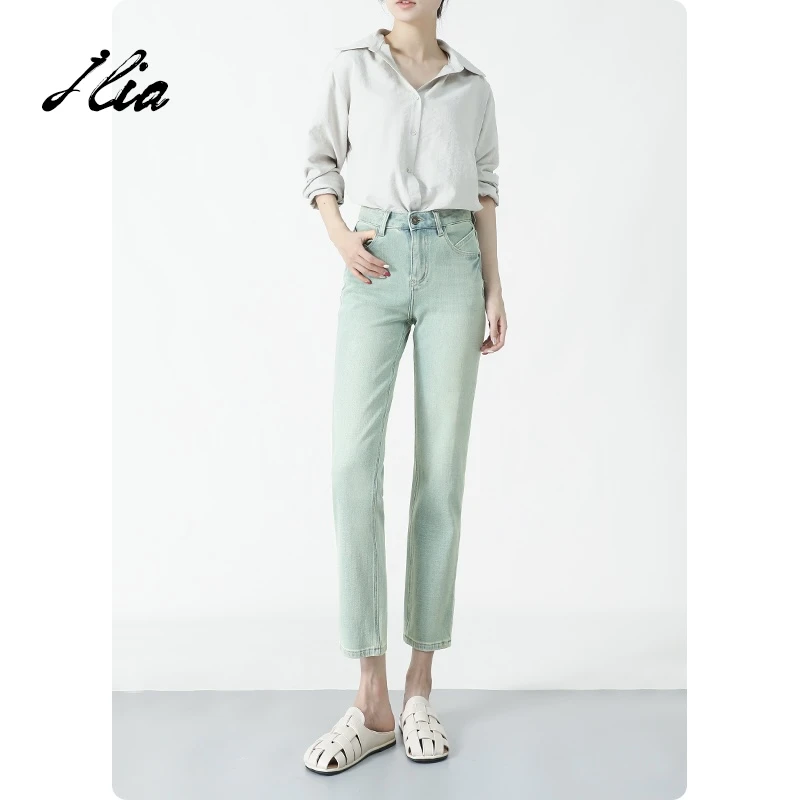 【奈斯专属】正版四面弹- 四色颜色可选 -不变形百搭的高腰法棍裤