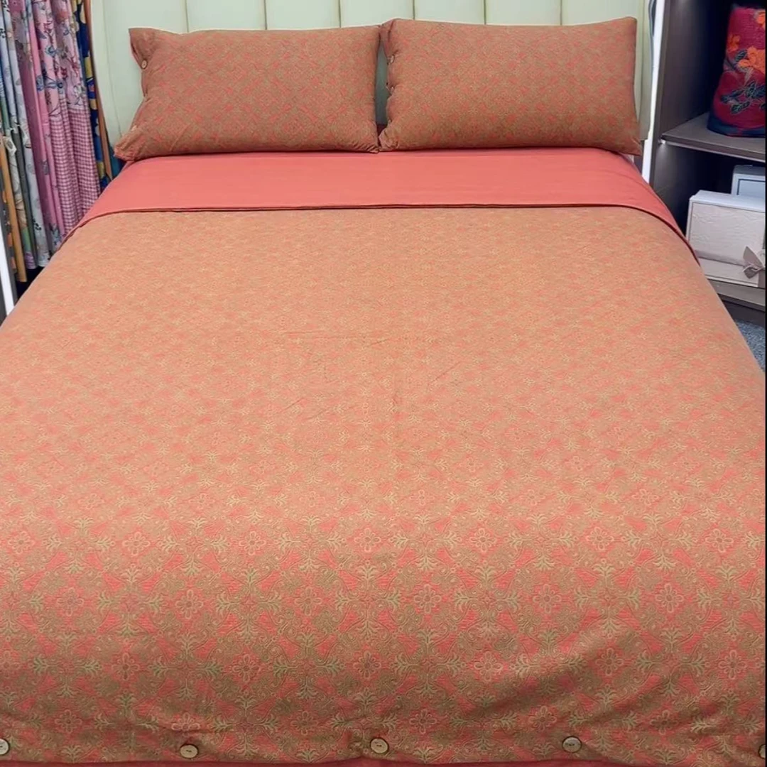 轻奢复古双层纱四件套--四时吉祥