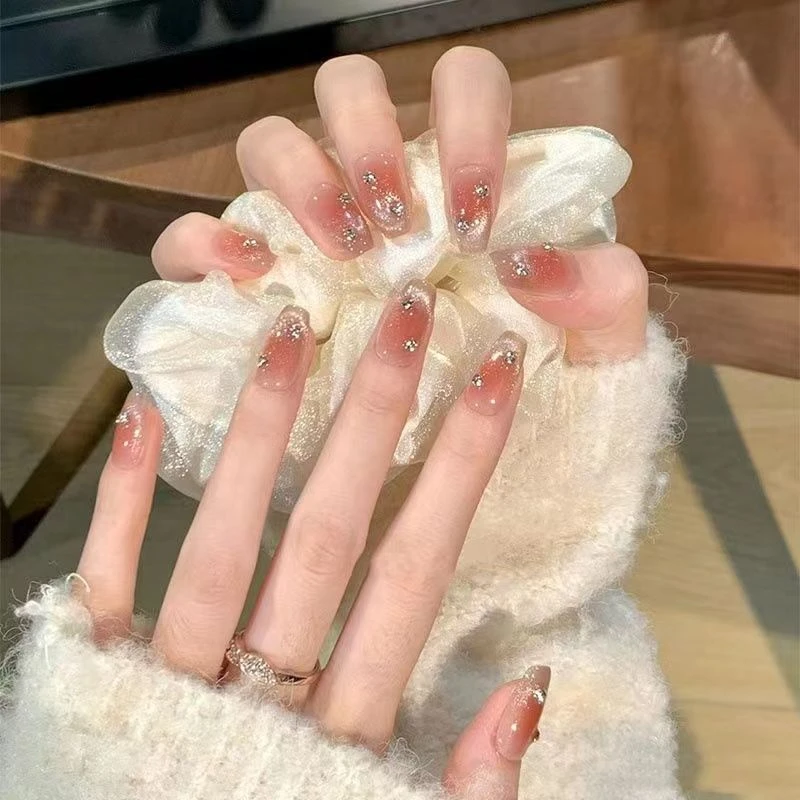 【仙姬】猫眼腮红爆款纯手工美甲穿戴甲高级小众ins轻奢辣妹仙女