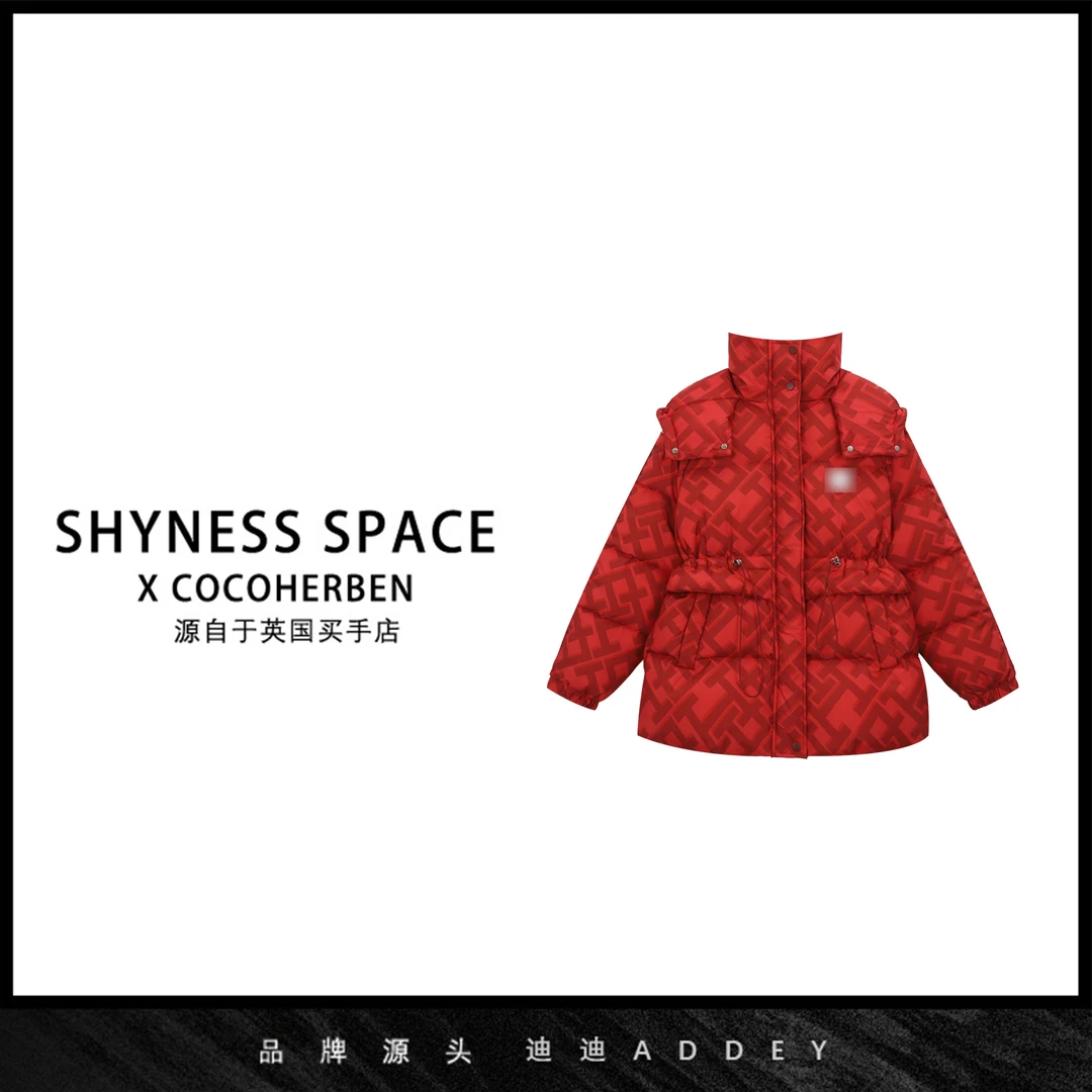 Coco Herben冬季时尚、港风、复古新款羽绒服LY2976