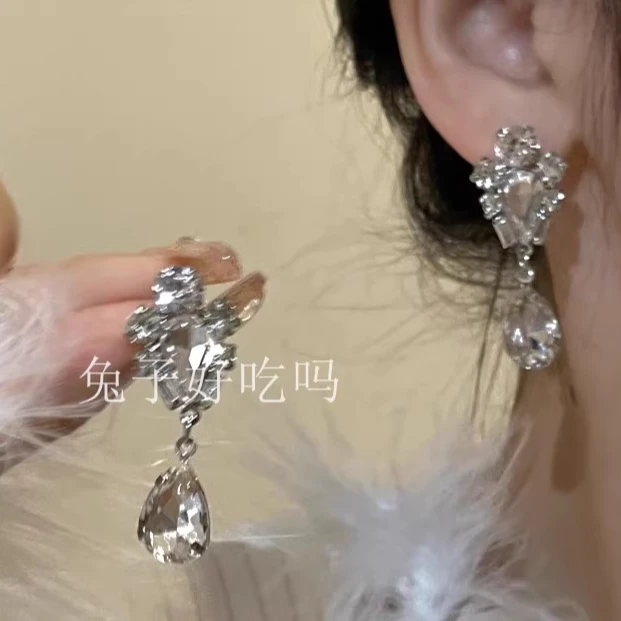 合金耳饰 「日落时悸动」法式复古水滴小众高级感气质耳钉百搭耳饰