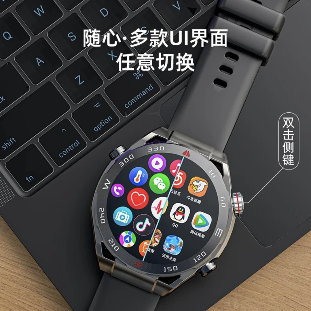 非凡顶配2024新款华强北适用大屏5G智能电话手表NFC可插卡APP下载
