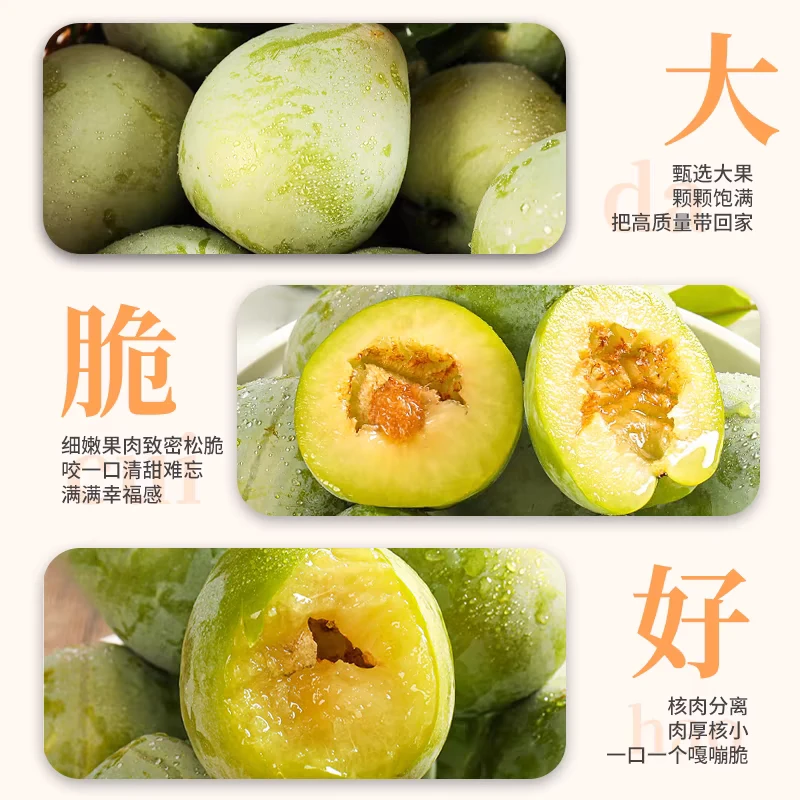 《李子》湘西高山脱骨奈李5斤包邮链接
