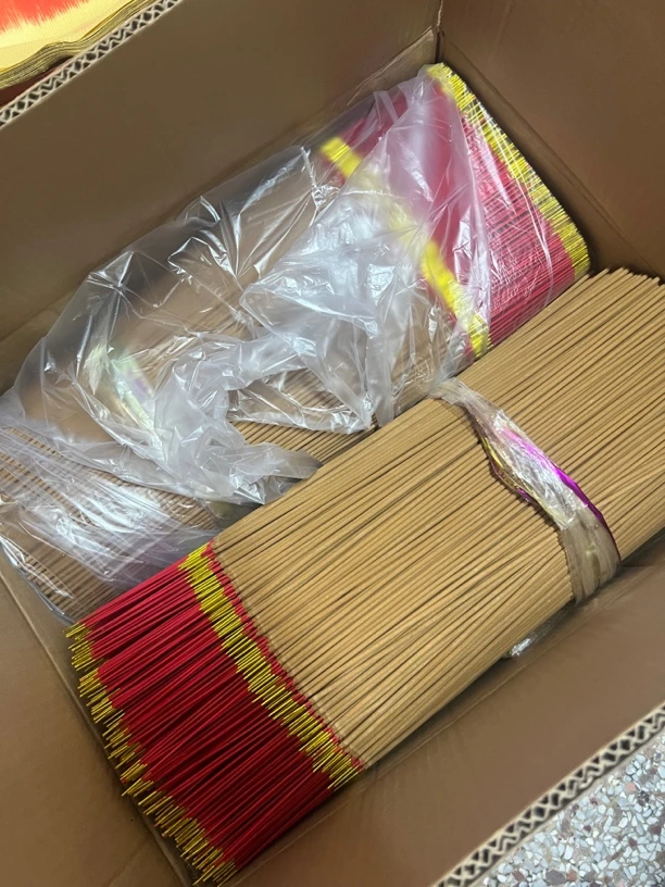 无烟香吉祥如意家用50长金脚香附送8个香袋