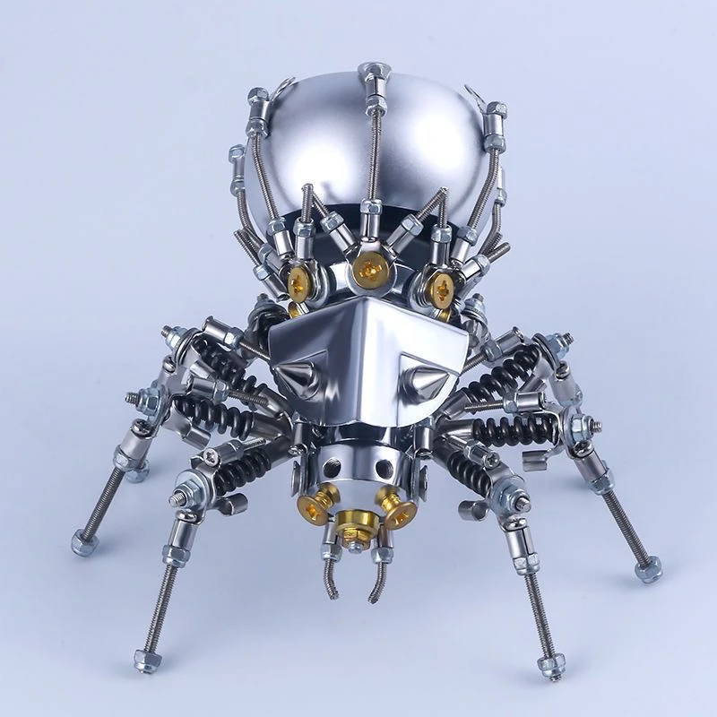 机械蜘蛛蓝牙音箱手工金属拼装国创机甲模型男友礼帅气潮玩送男生
