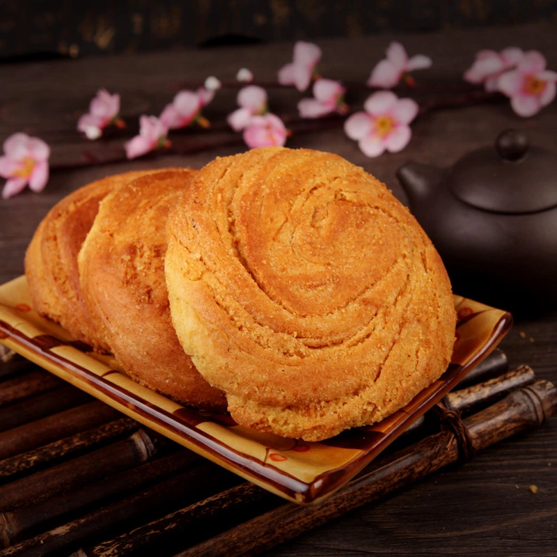 鑫炳记孟村饼山西特产手工点心传统糕点零食点心300g酥香孟子故里