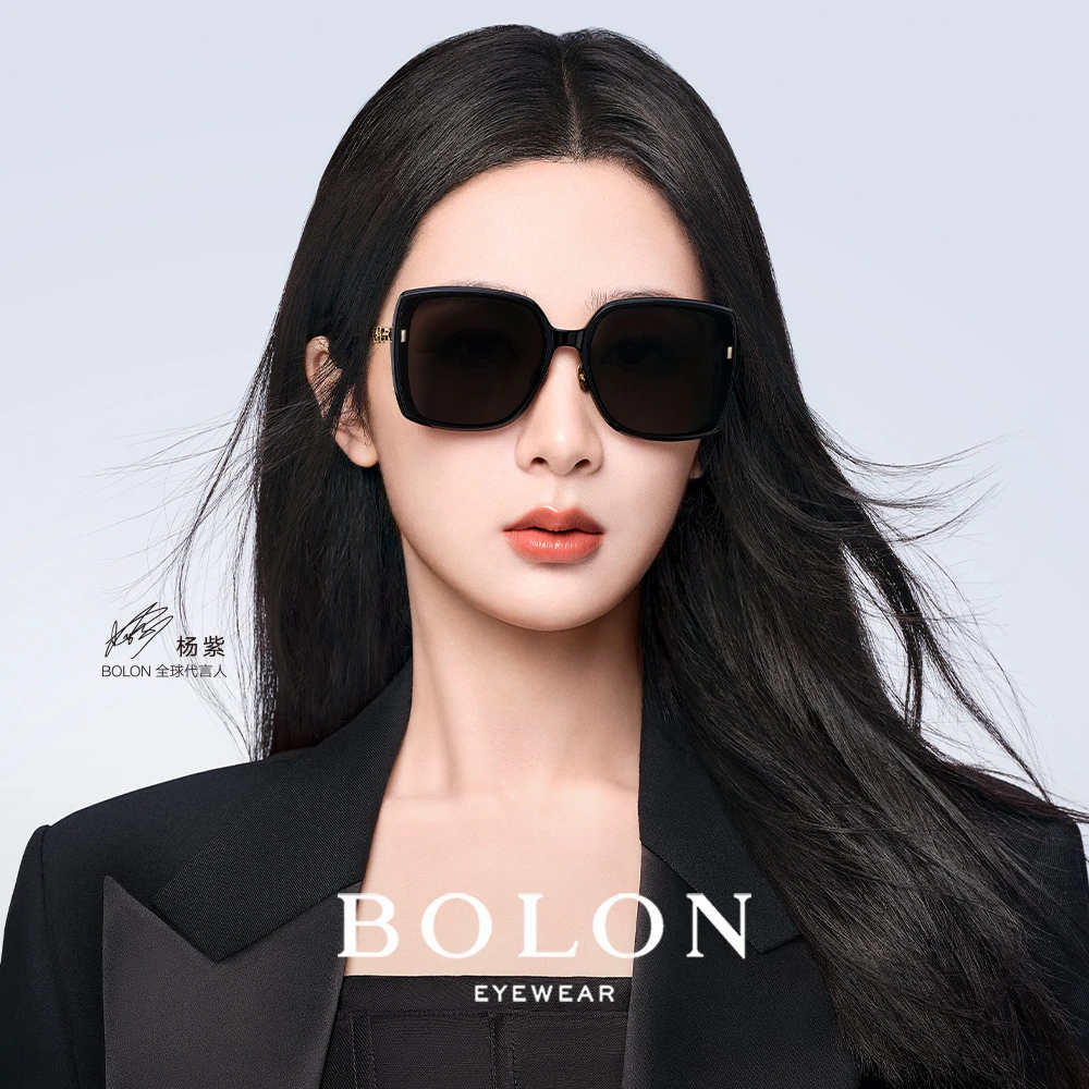 BOLON暴龙眼镜新品墨镜女款太阳镜方形大框偏光镜防紫外线BL5091