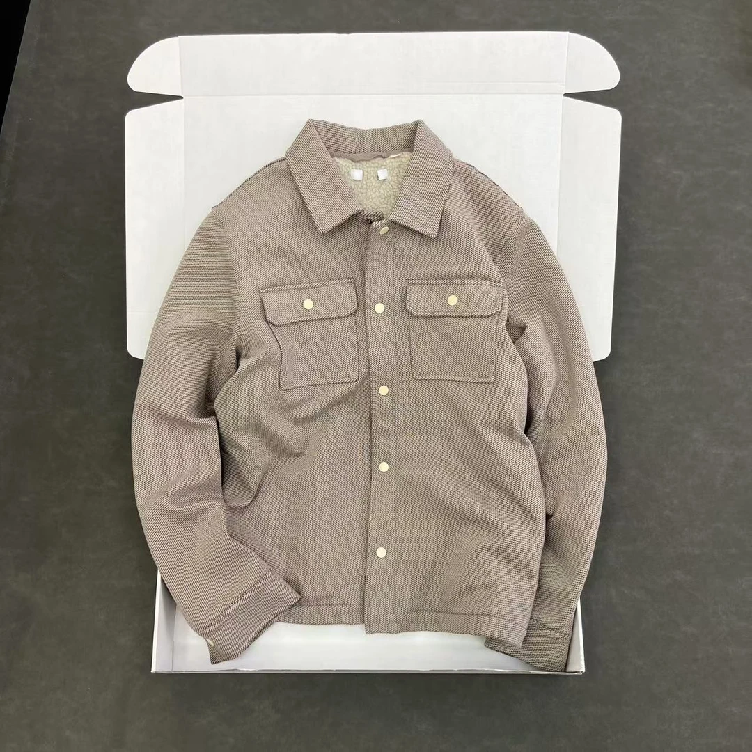 美单牛货 品质超好 男士加厚保暖翻领加绒外套