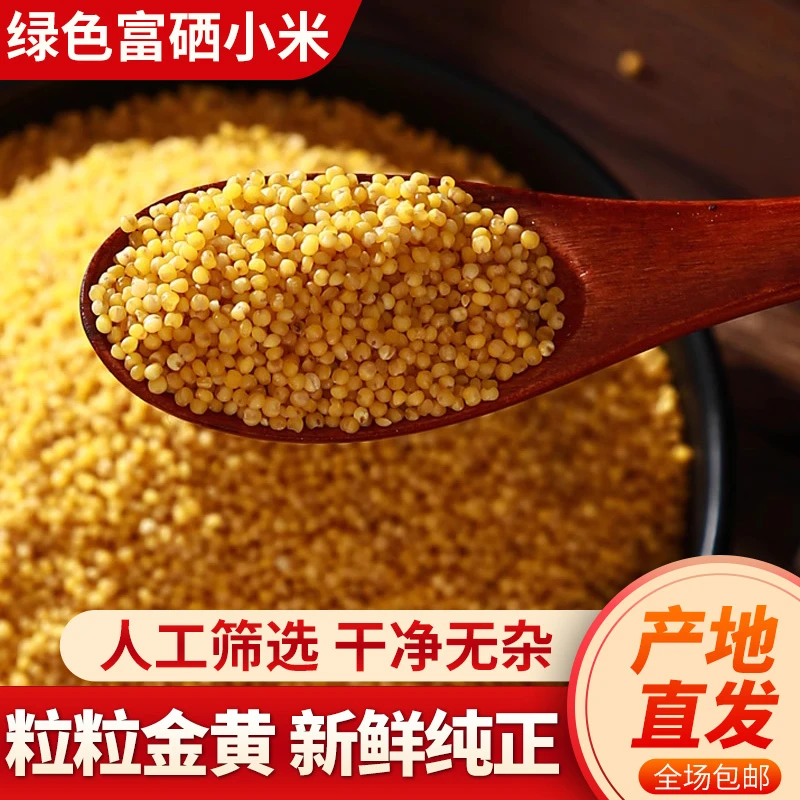 粟沁绿色认证富硒小米健康黄小米真空礼盒装正宗新米食用优选