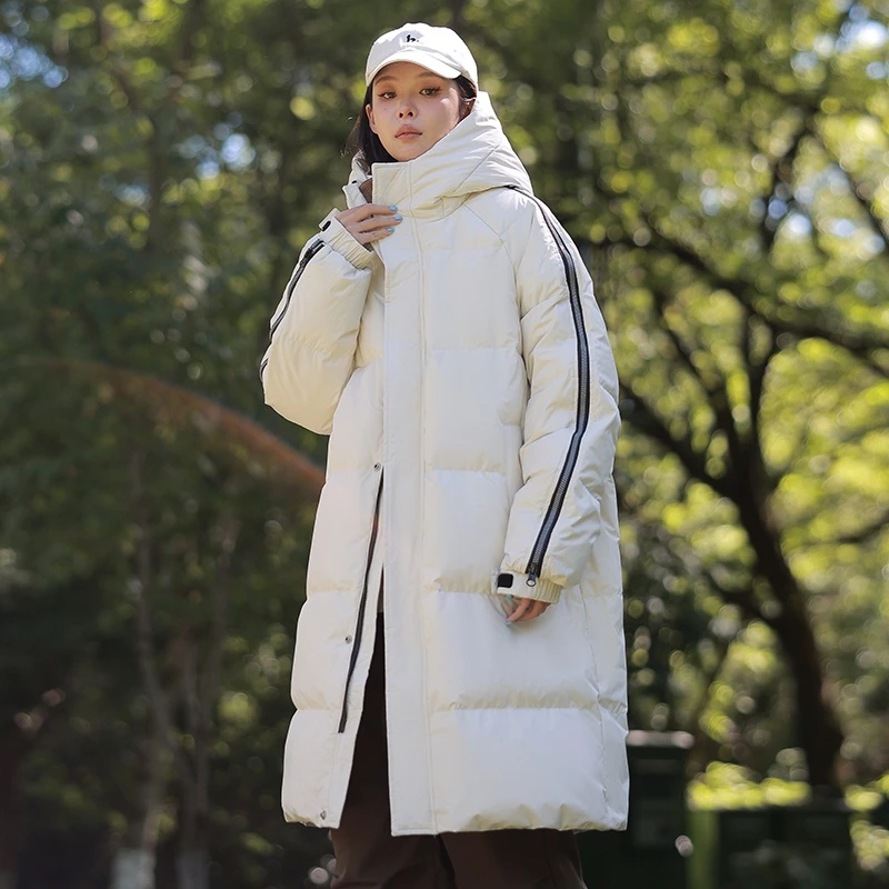 冬季情侣户外运动宽松韩版潮流90羽绒服保暖连帽外套608