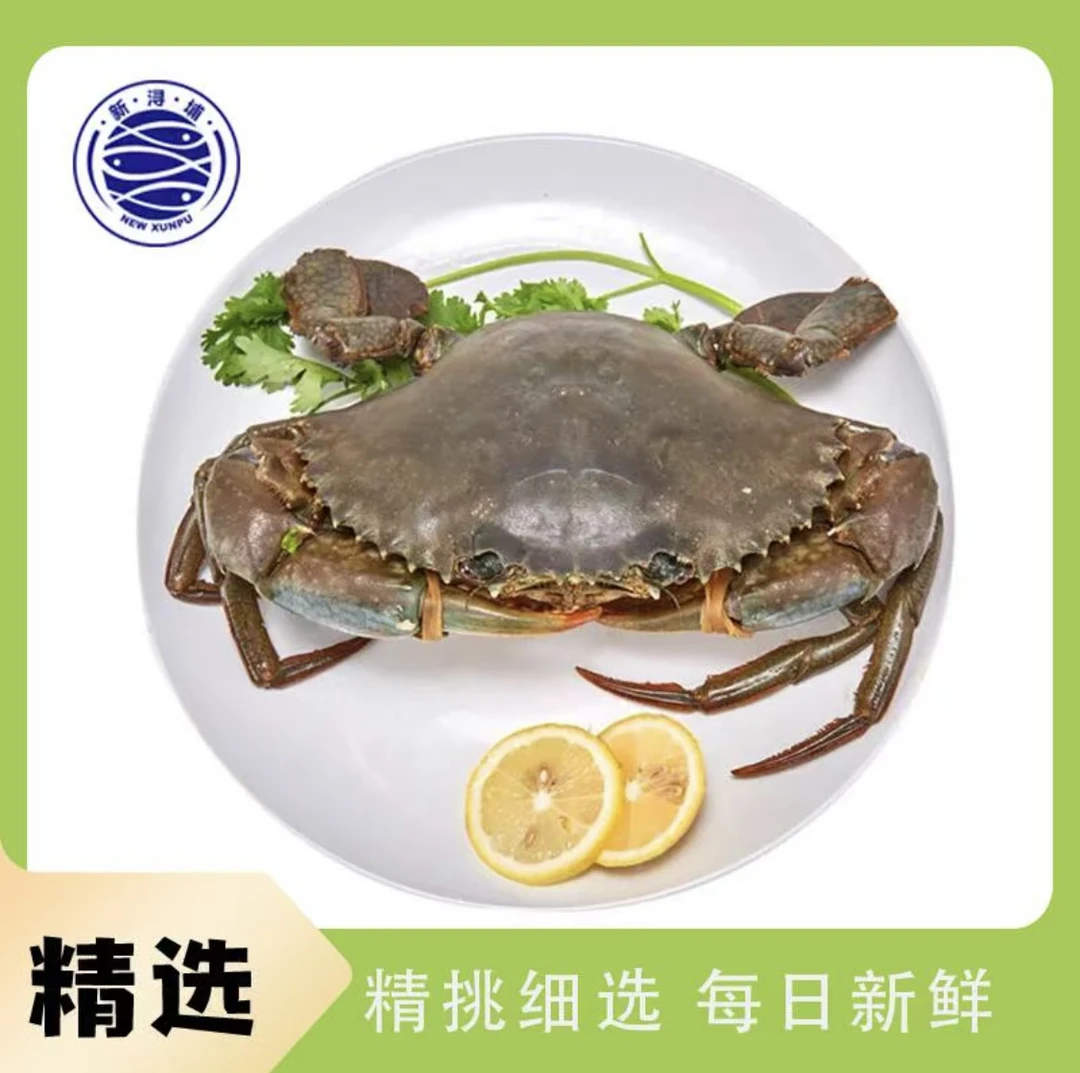 活蟹 本港红膏蟹红膏绑绳