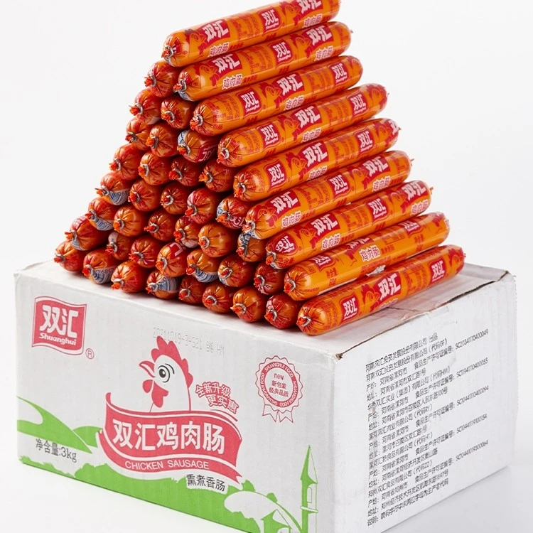 双汇鸡肉肠58g粗大鸡肉火腿肠零食烧烤肠泡面搭档休闲美味淀粉肠