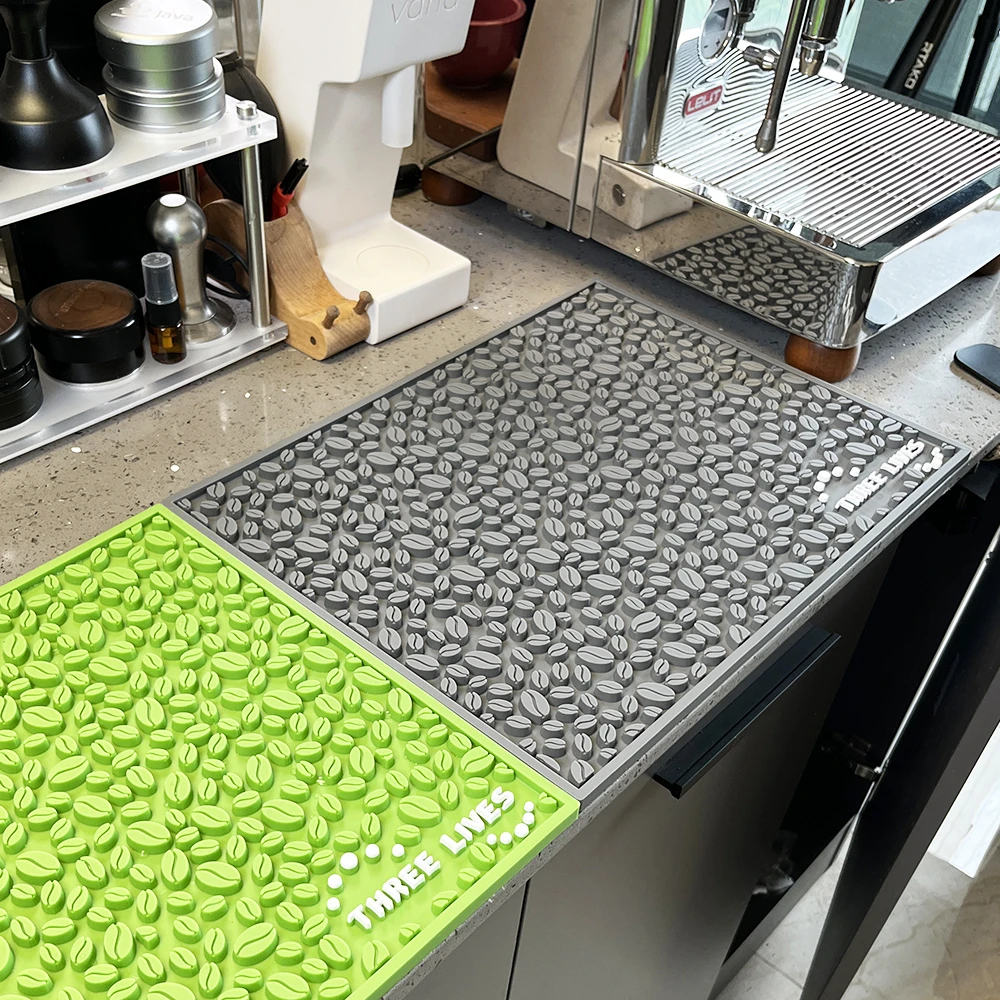 加厚咖啡垫吧台垫防滑沥水隔热垫奶茶店咖啡角方形防烫吸水家用