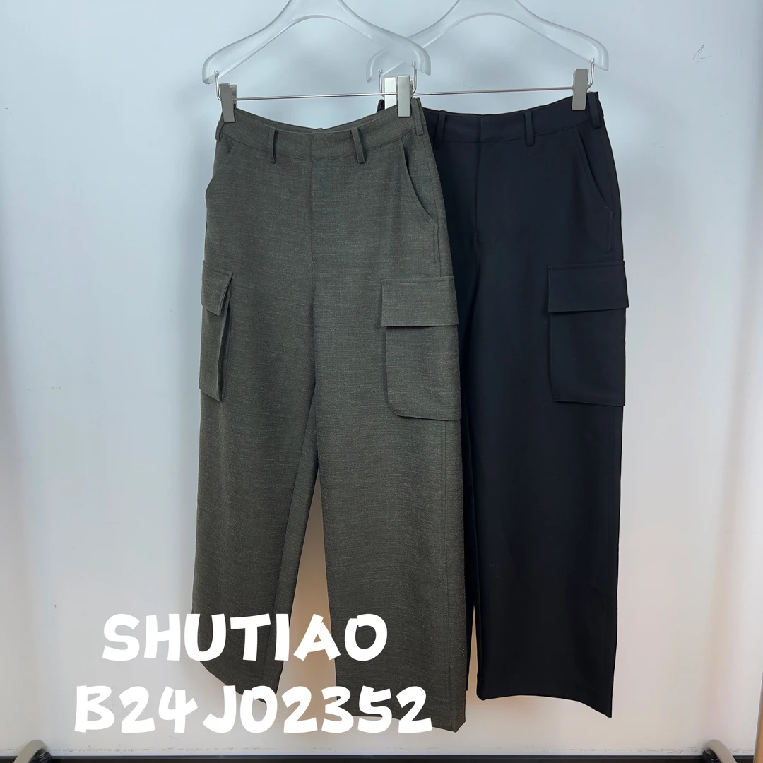【SHUTIAO】2024秋冬：新款小众设计款裤子B24J02352