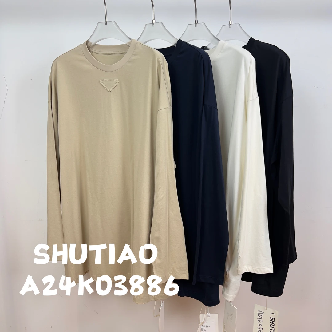 【SHUTIAO】2024秋冬：新款小众设计款T恤A24K03886