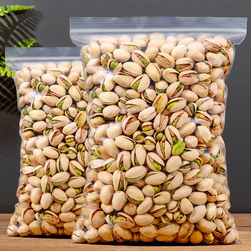 新货开心果500g250g含罐重开口大颗原色盐焗开心果坚果零食8g饱满