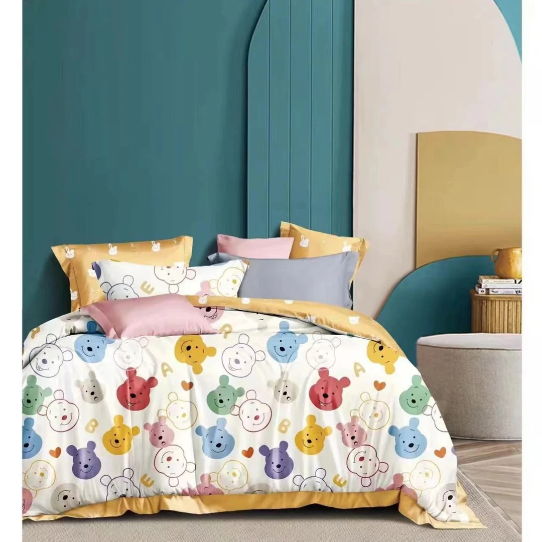 家纺印花春秋被儿童小孩学生加厚机洗