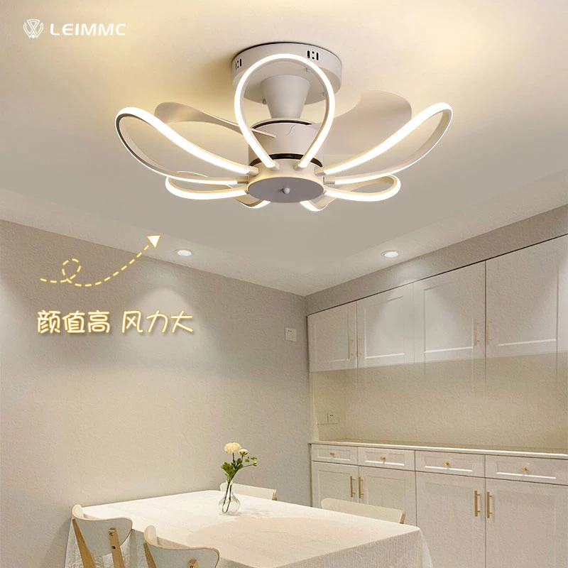 风扇灯led节能灯客厅吸顶灯房间卧室灯餐厅灯中山灯具灯饰护眼灯