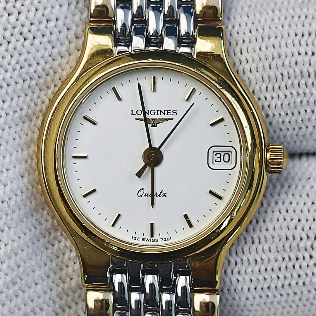 95新 Longines/浪琴 经典系列/24盘/石英女表