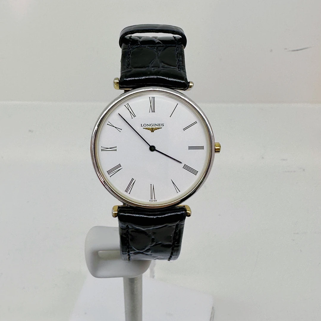 95新 Longines/浪琴 嘉岚/33盘/精钢/白盘/罗马刻/石英女表