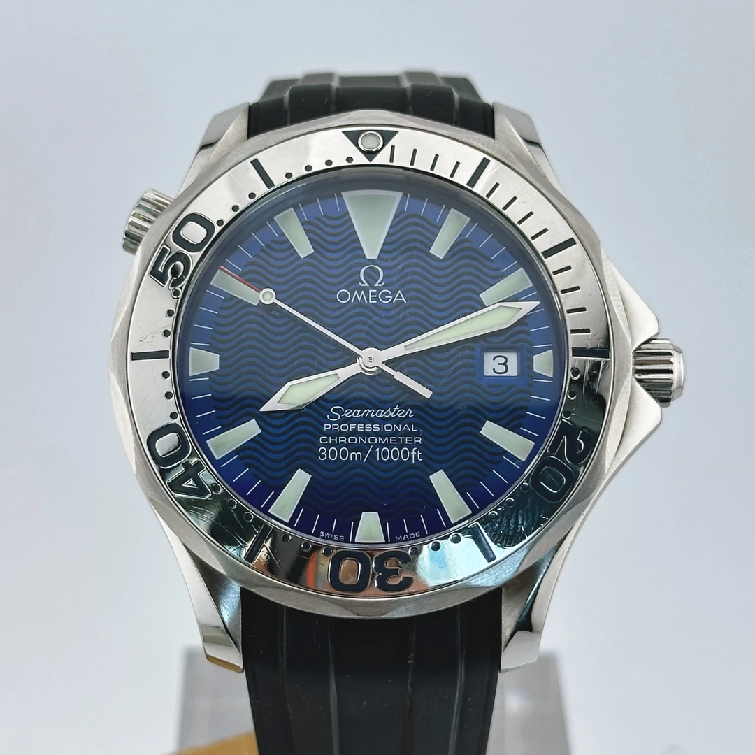 95新 Omega/欧米茄 海马300/41mm/自动机械男表
