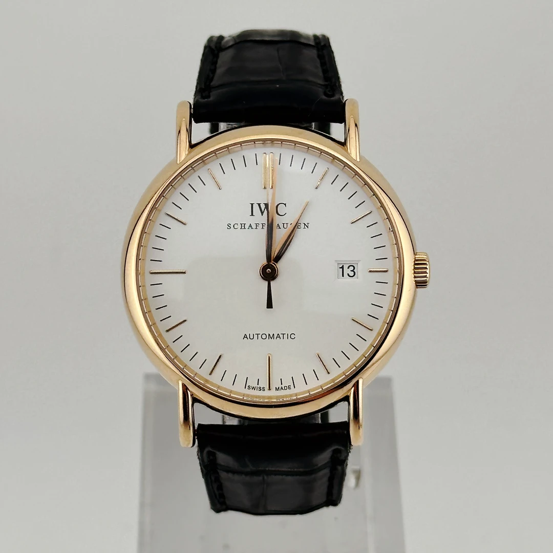 95新 IWC/万国 柏涛菲诺/39mm/18k通体金/原扣/自动机械/男士腕表