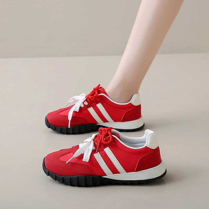 德训鞋板鞋复古港风低帮鞋百搭休闲学生潮鞋休闲板鞋春秋时尚