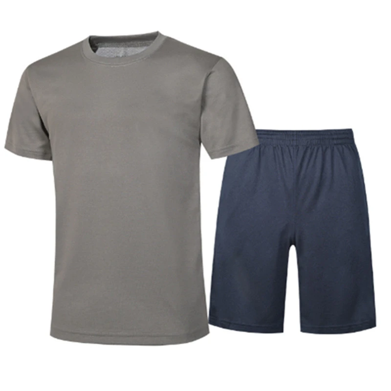 正品体能服短袖套装男士夏季速干宽松透气舒适T恤户外运动训练服