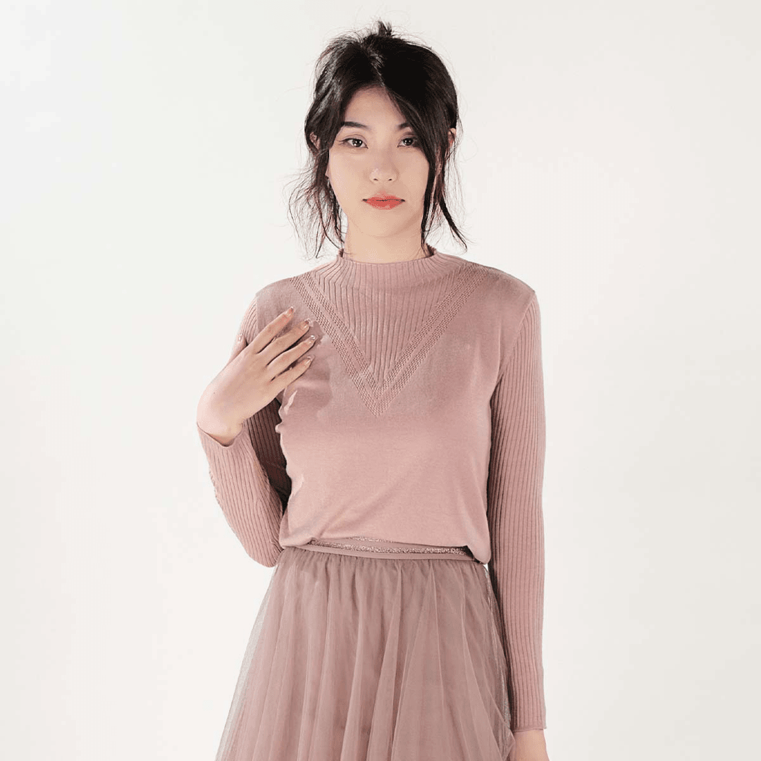 【籽言专属】Lucidy-鲁思蒂新款针织衫ZZ09AE03359套头毛衫女装