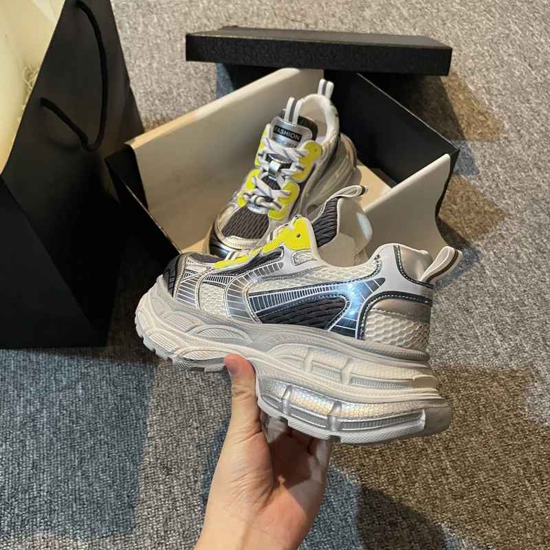 《A23》断码MQ2297 厚底增高老爹鞋女2025新款鞋子爆款休闲运动鞋