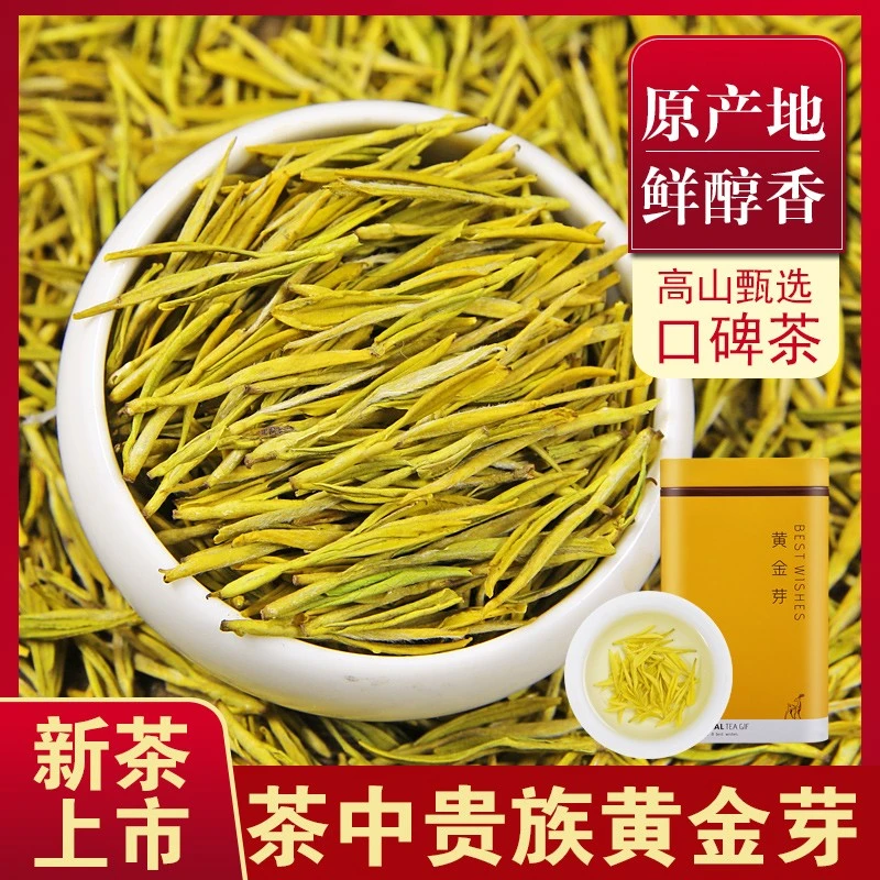 2025年新茶雨前春茶高山黄金芽口粮茶口感鲜爽回甘醇厚香浓耐泡