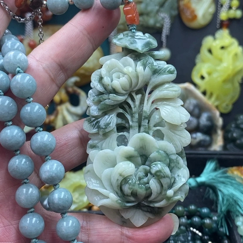 【闪购商品】蛇纹石玉吊坠,未镶嵌