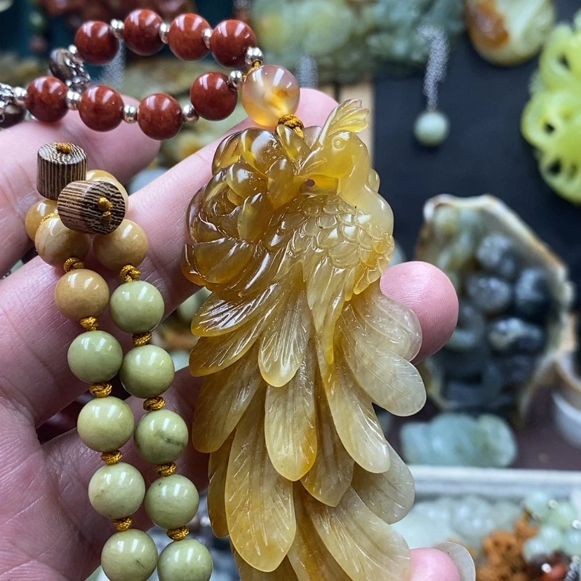 【闪购商品】蛇纹石玉吊坠未镶嵌