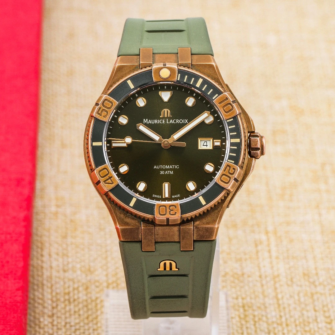 95新 Aimei/艾美 自动机械男表AIKON系列AI6058-BRZ5B-630-M