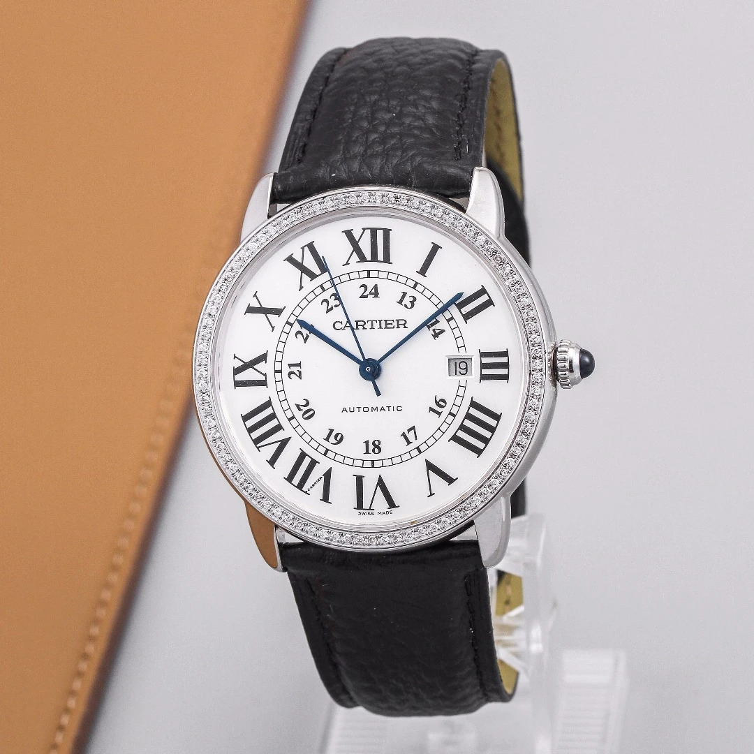 99新 Cartier/卡地亚 伦敦solo/WSRN0022/2018年全套/表径42mm