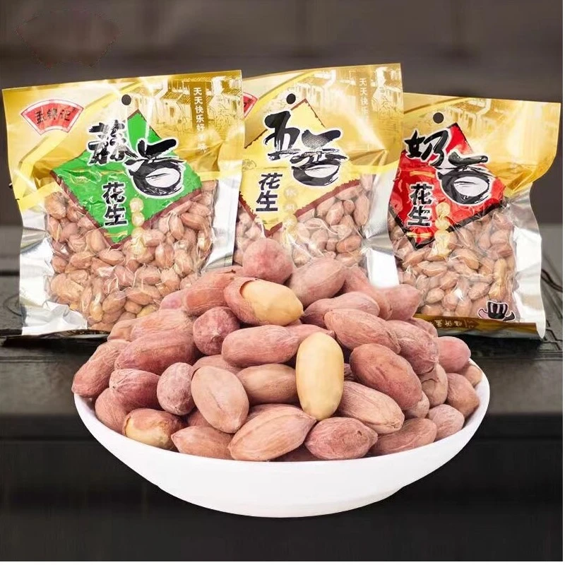 山东五香花生米批发香酥蒜香奶油花生米下酒零食香脆酥脆奶香