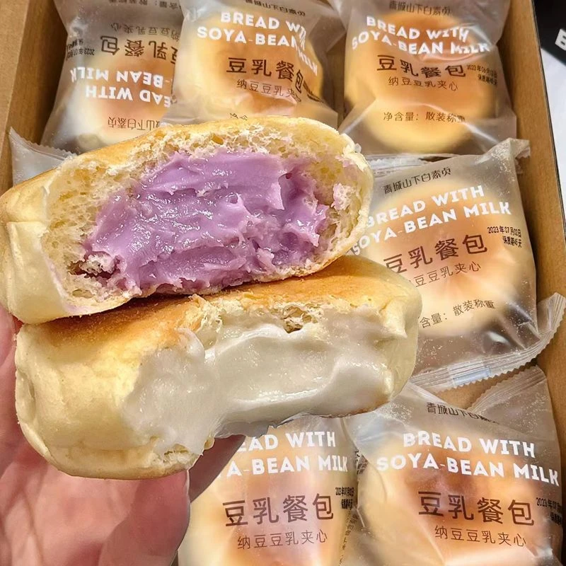 【新鲜日期】豆乳餐包糕点豆乳代餐饱腹豆乳松软面包早餐下午茶