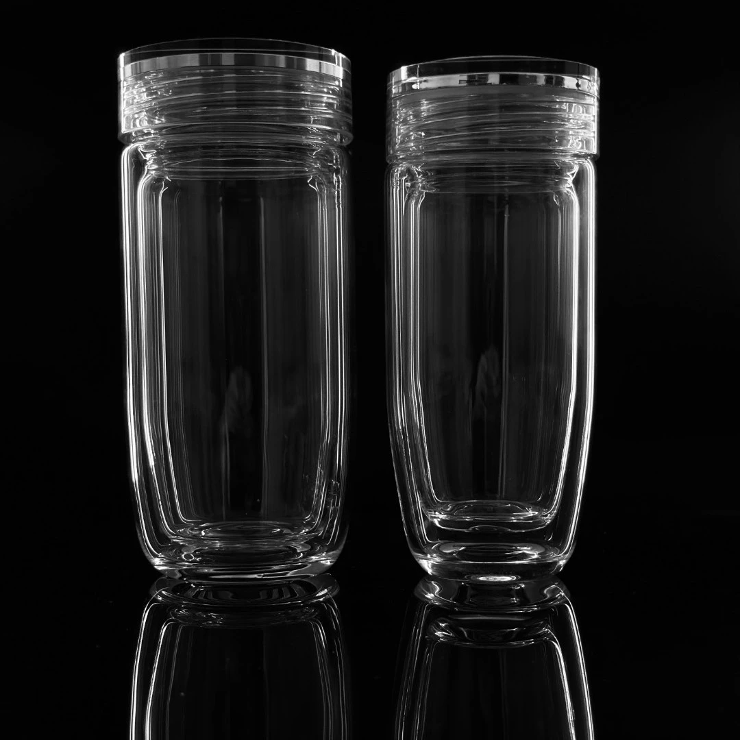【鹅蛋杯】双层加厚车载高硼硅玻璃商务杯带盖便携透明茶杯过滤