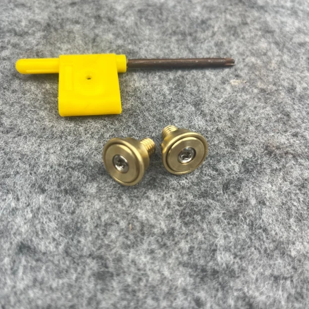 黄铜块压弹弓撑头一对带扳手