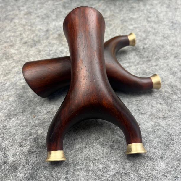 高密紫檀块压大飞虎微瑕练手实木弹弓（83.17左右）