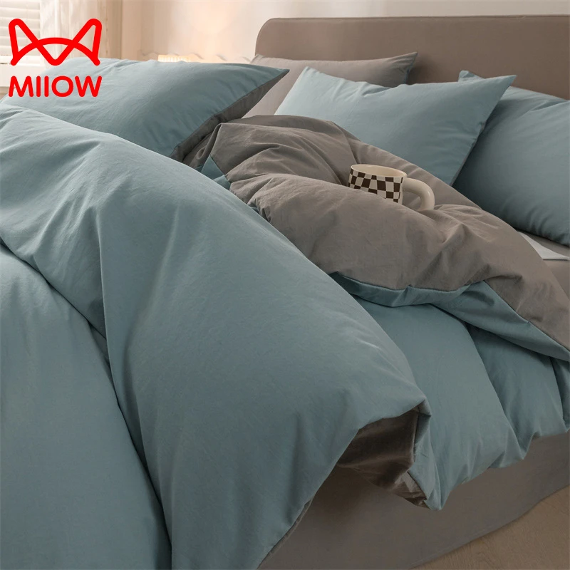 秋冬全棉四件套纯棉2024新款床单被套三件套学生宿舍床上床品单人