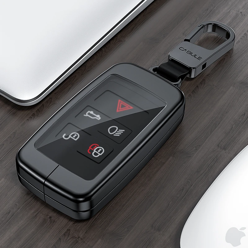 路虎揽胜钥匙套高档2023款加长行政版发现运动星脉铝合金车壳扣包