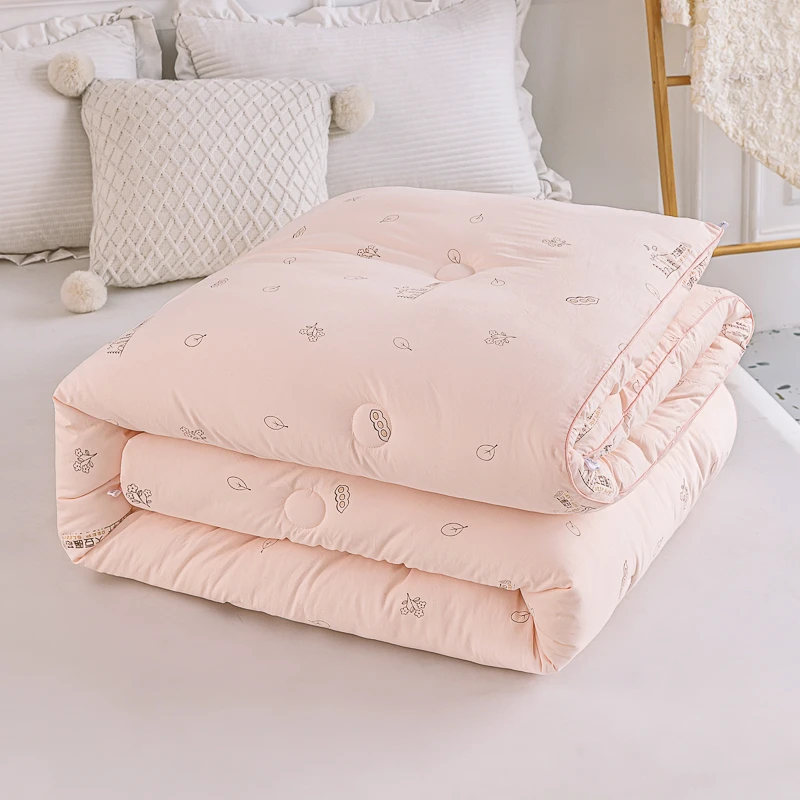 棉小白太空冬被加厚保暖被子被芯