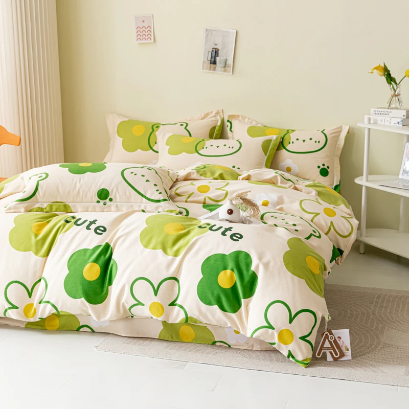 新疆阿克苏长绒棉四件套~清晨